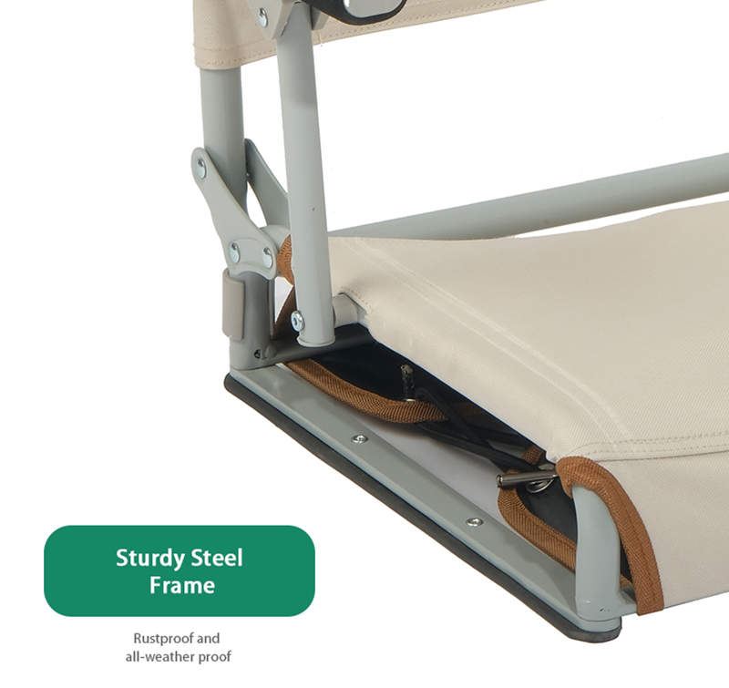 Hard Arm Stadium Seat – Padded Comfort and Durable All-Weather Design