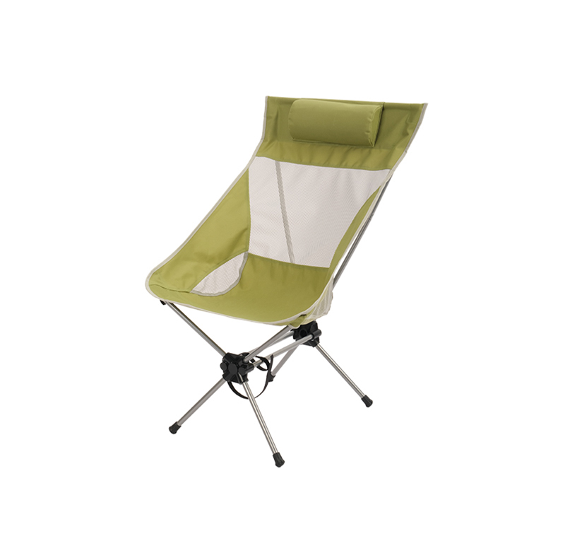 Lightweight Foldable Camping Chair with Breathable Mesh Design