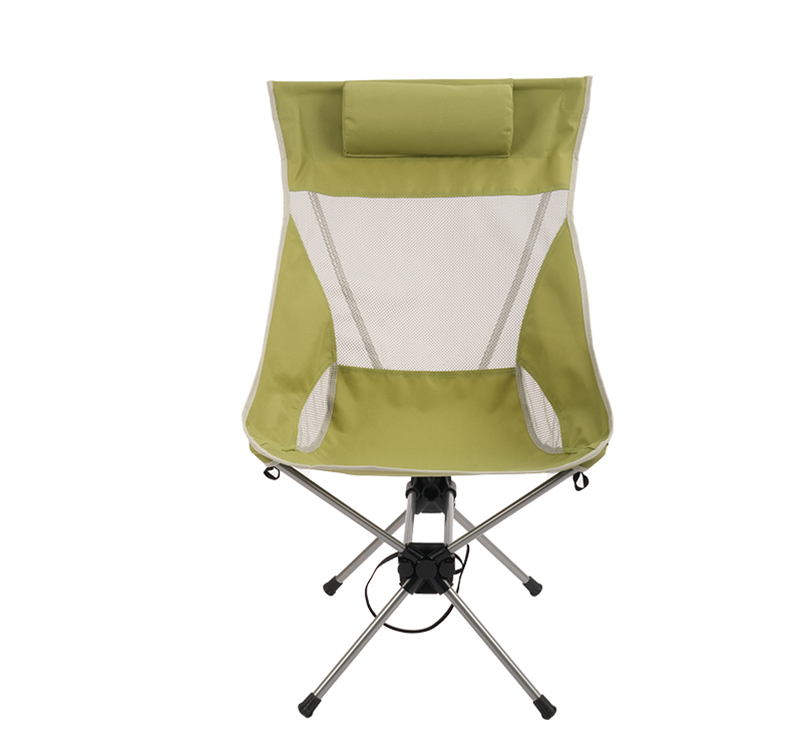Lightweight Foldable Camping Chair with Breathable Mesh Design