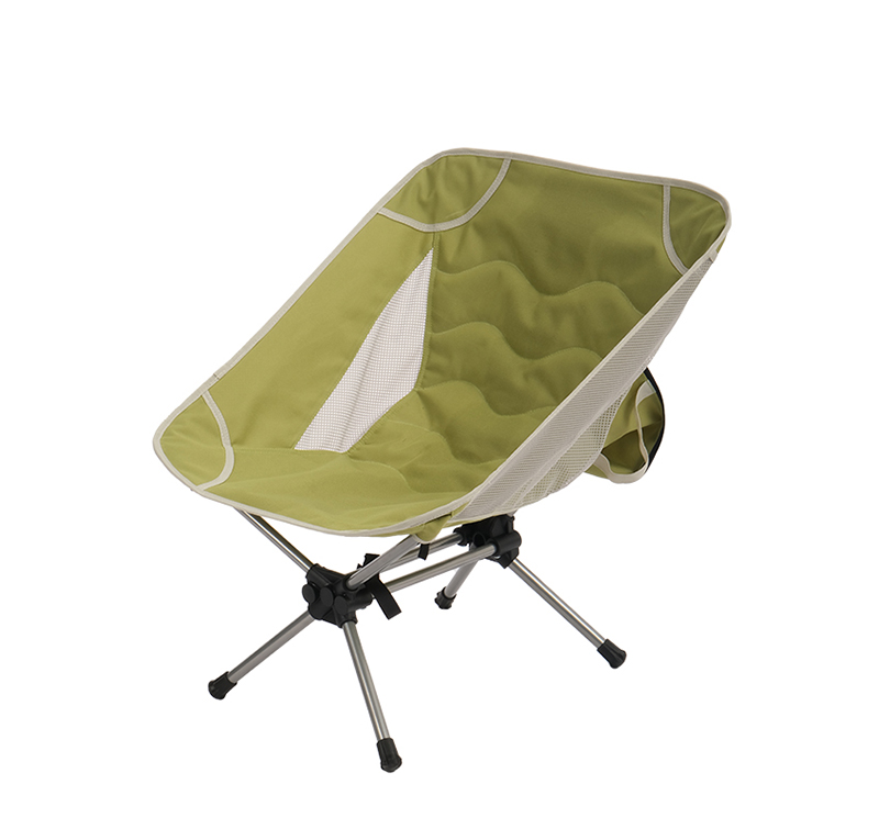 Comfortable Padded Folding Camping Chair Ultralight Chair with Mesh Back Support