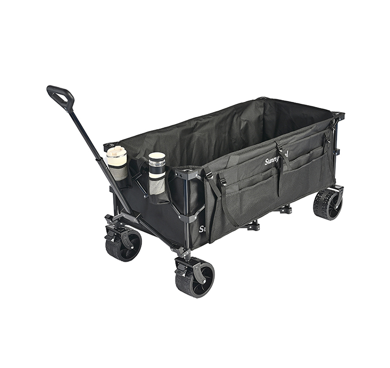 Extra-Long Golf & Fishing Wagon, 180kg High Capacity Hauler
