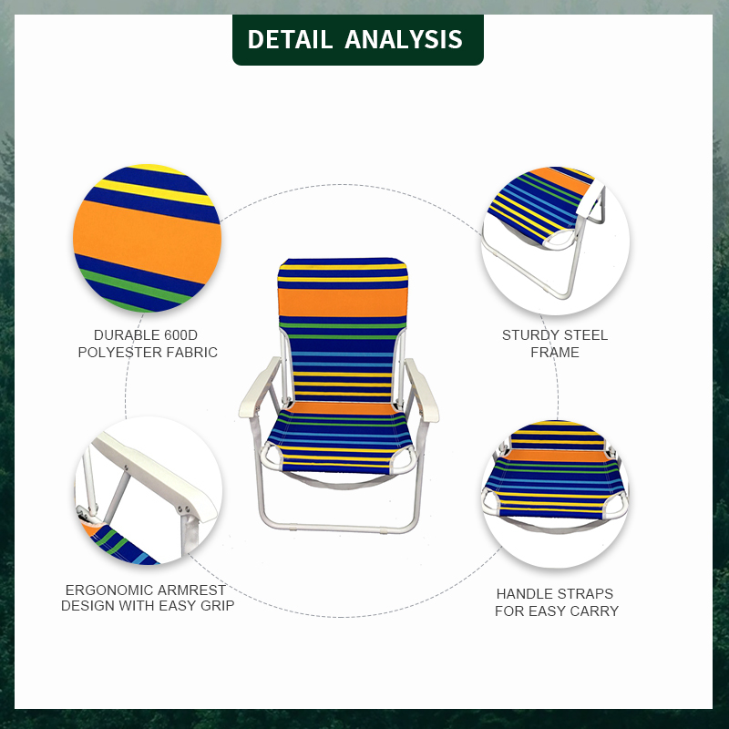 Sunshine Outdoor Folding Camping Leisure Chair Foldable Beach Chairs