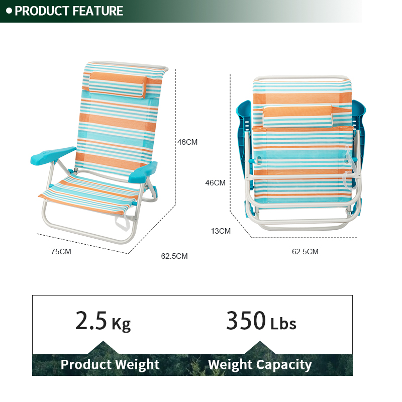 Dimensions Specifications Foldable Custom Folding Beach Chair