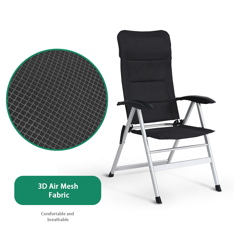 Luxury Aluminum Lightweight 5 Position Adjustable Folding Camping Beach Chair