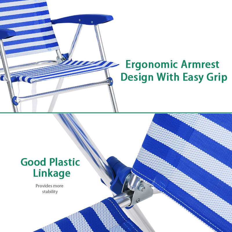 Custom Adjustable Foldable Camping Picnic Hiking Beach Chair