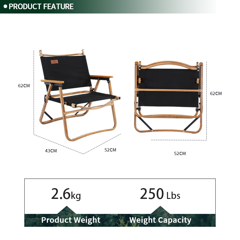 600D Oxford Outdoor Bench Handle Foldable Beach Camping Fishing Chair