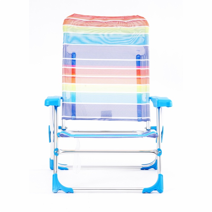 Comfortable Aluminium Fishing Chair High Back Camping Folding Beach Chair