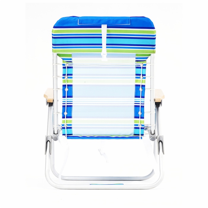 Outdoor Aluminum Folding Reclining Beach Chair Luxury Beach Chair