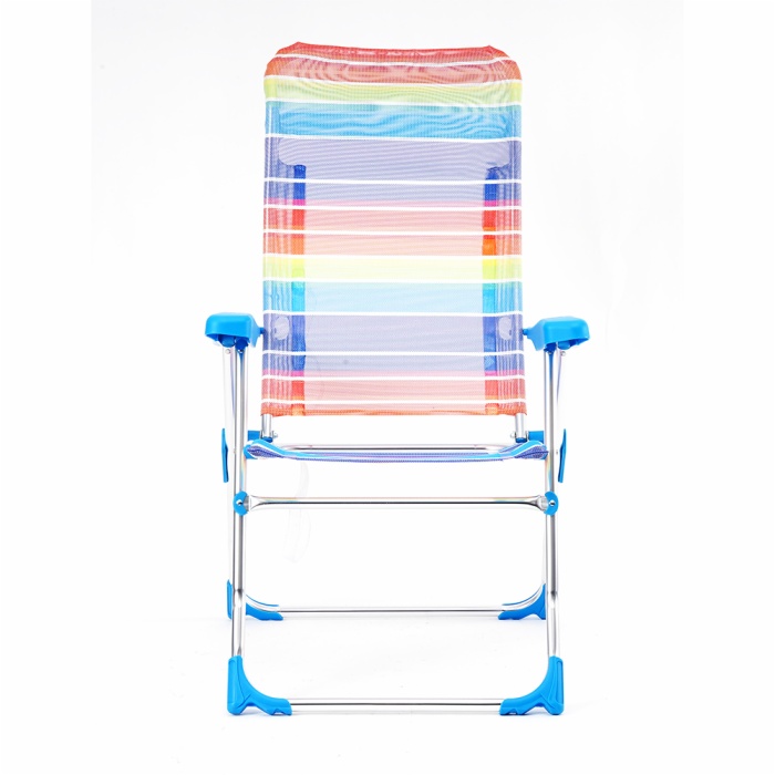 Custom Logo Foldable Aluminium Outdoor Beach Chair Folding Camping Chairs