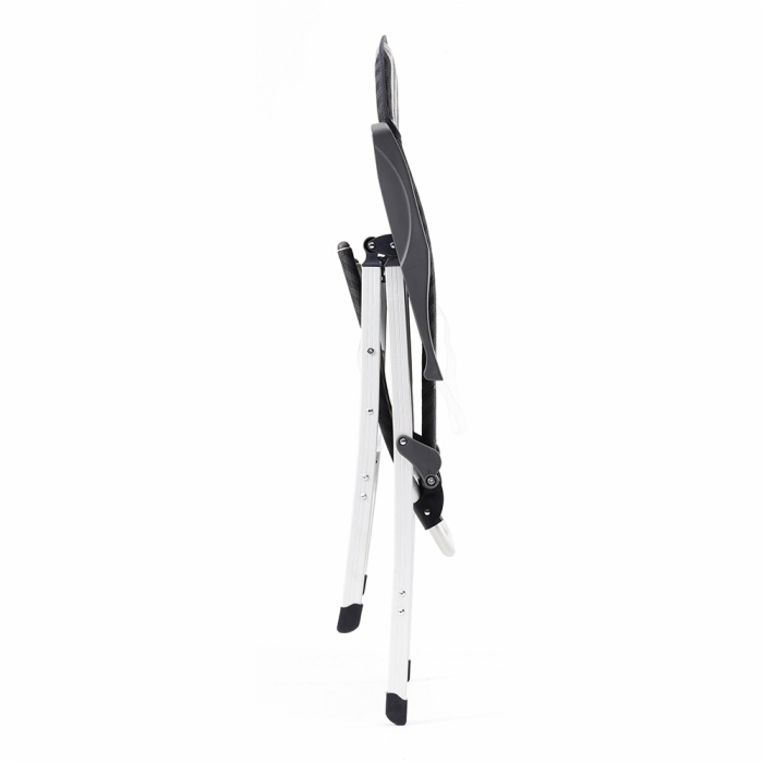 Outdoor Master 5 Position Lightweight Folding Chair Padded Aluminum Camping Chair