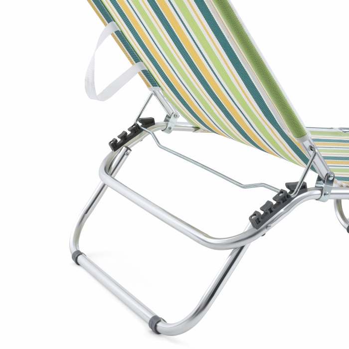 Portable Lightweight Folding Beach Sun Loungers Chaise Chair Bed