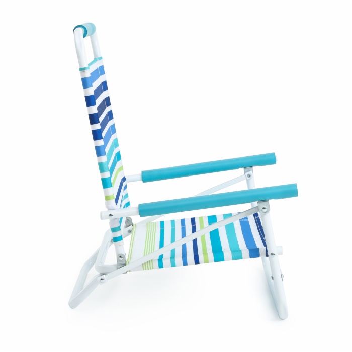 Low Seat Compact Size Lightweight Portable Foldable Sun Beach Chair