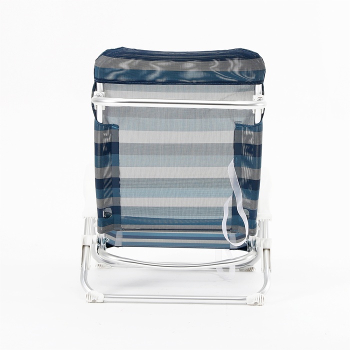 Custom Logo 5 Position Adjustable Folding Aluminium Low Chair Beach Chairs
