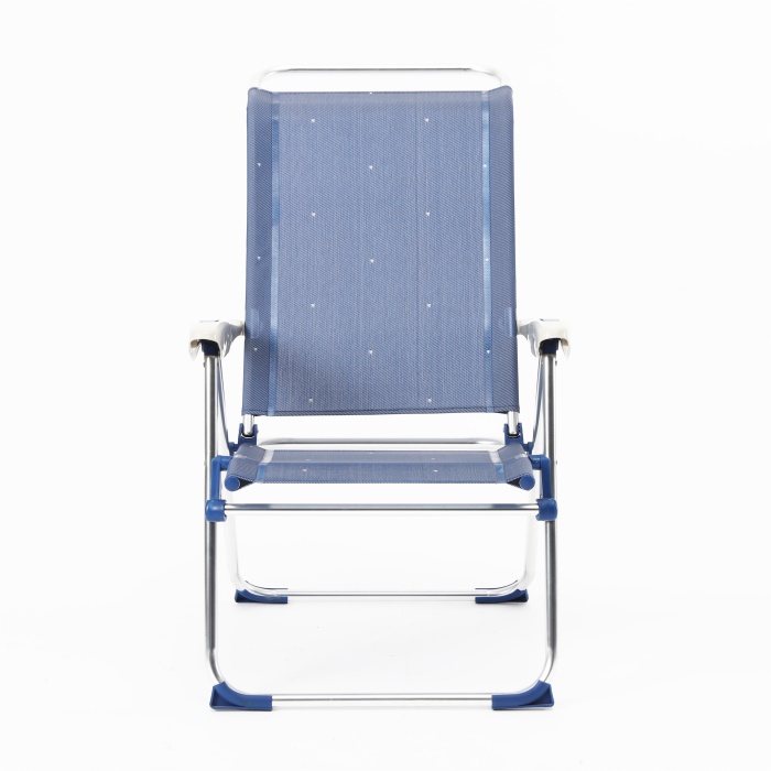 5 Position Textile Portable Beach Chair Folding Aluminum Beach Chair