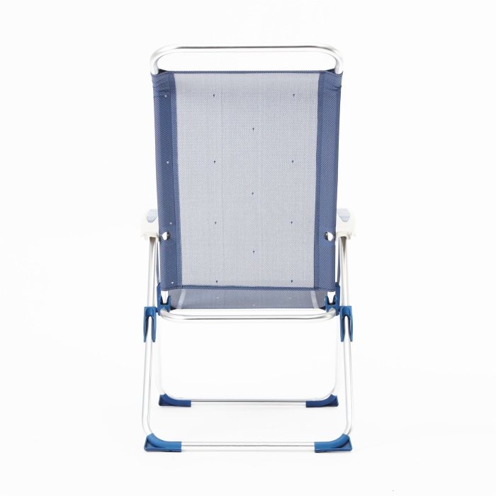 5 Position Textile Portable Beach Chair Folding Aluminum Beach Chair