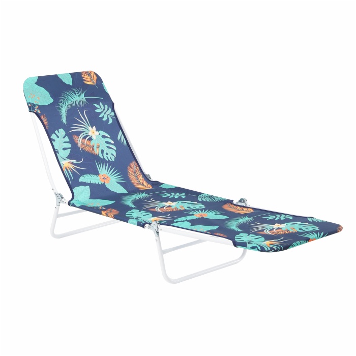 Beach Portable Folding Backpack Beach Lounge Chair Bed with Backpack Straps and Storage Pouch
