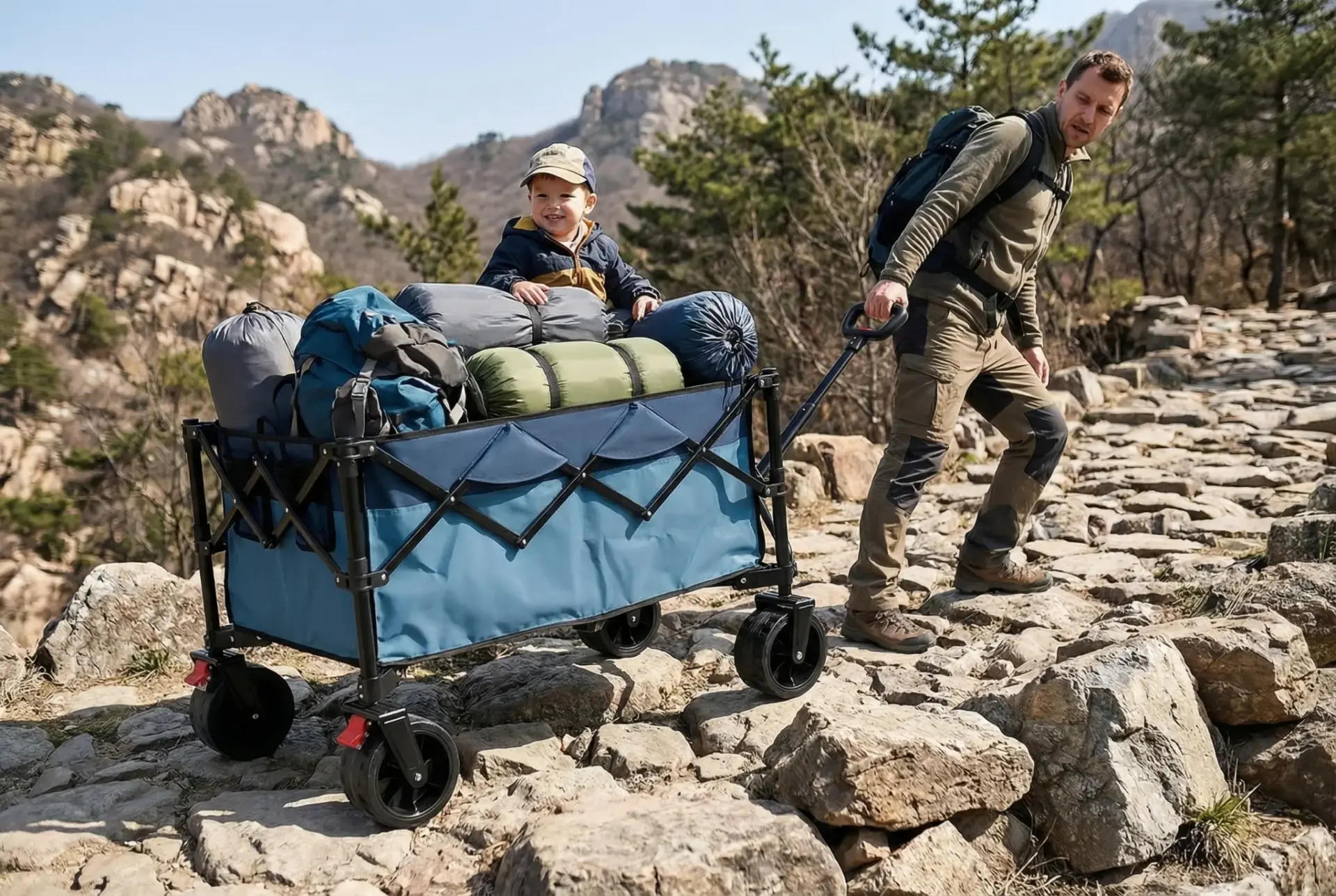 Choosing the Right Wheel Type for Terrain—Folding Camping Wagons Guide