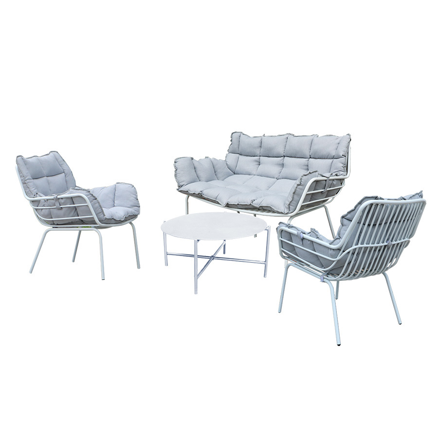 Steel Outdoor KD Sofa Set 2015